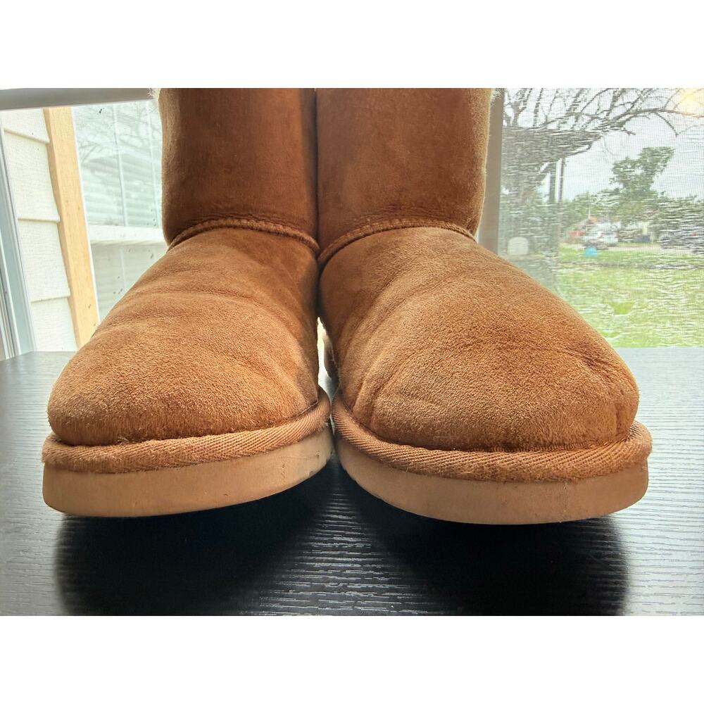 UGG Australia Bailey Button Chestnut Sheepskin Boots Women’s Size 9 - Picture 6 of 14